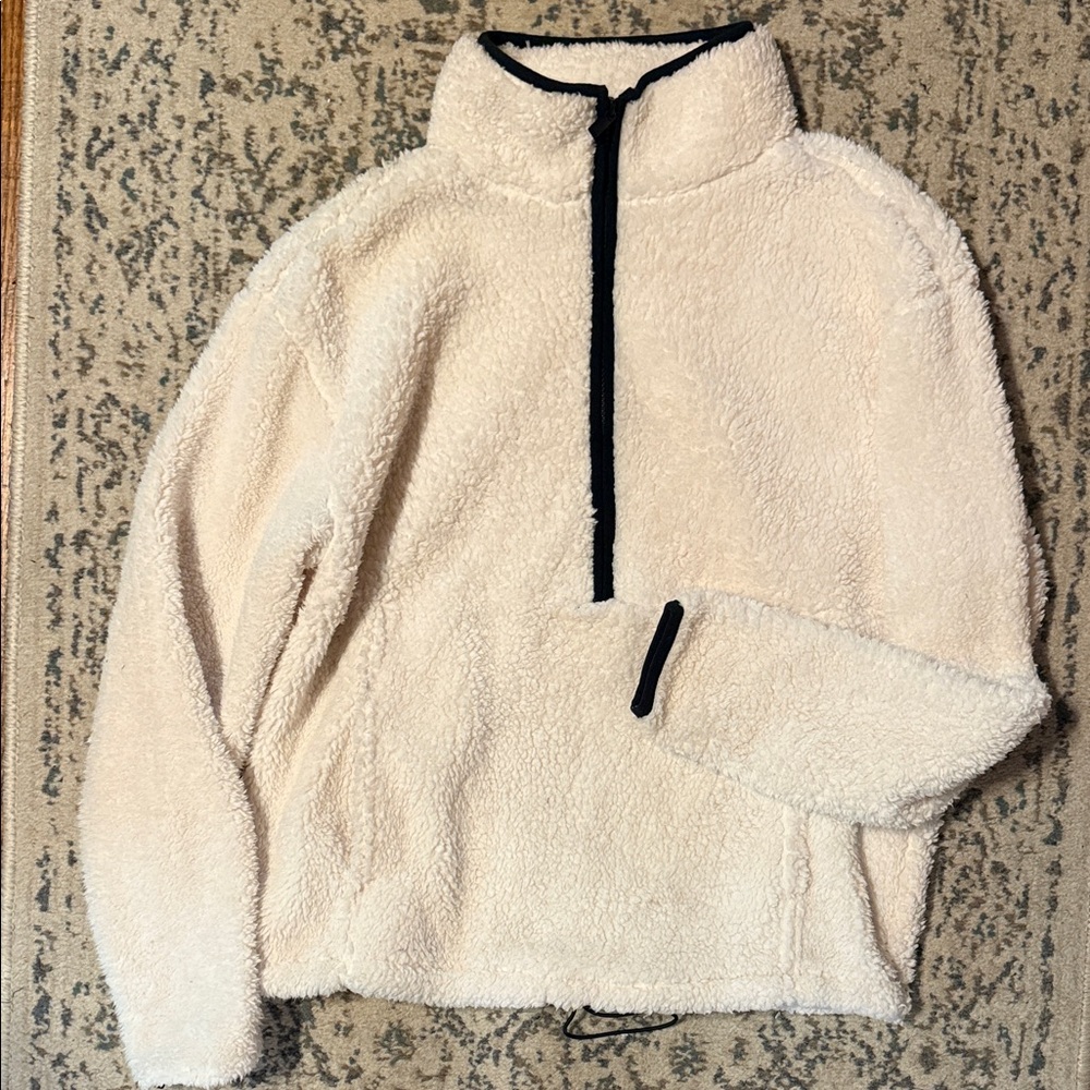Cozy Cream Fleece Jacket
